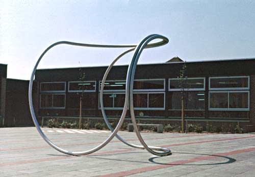 Apeldoorn Holland and the sculptures of Lucien den Arend - his site specific sculpture ordered by the city of Apeldoorn