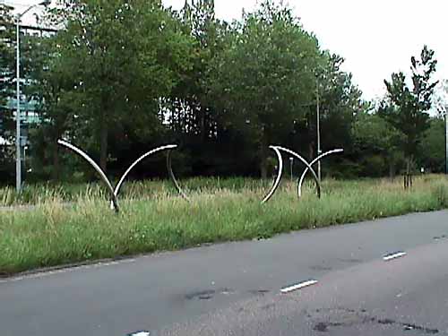 Haarlem Holland and the sculpture of Lucien den Arend - his site specific sculptures ordered by the city of Haarlem