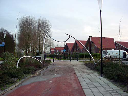Heerhugowaard Holland and the sculpture of Lucien den Arend - his site specific sculptures ordered by the city of Heerhugowaard