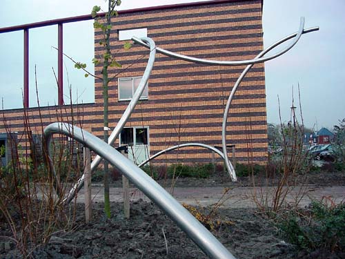Heerhugowaard Holland and the sculpture of Lucien den Arend - his site specific sculptures ordered by the city of Heerhugowaard