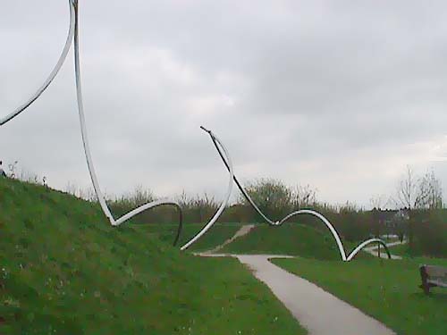 Houten Holland and the sculpture of Lucien den Arend - his site specific sculptures ordered by the city of Houten