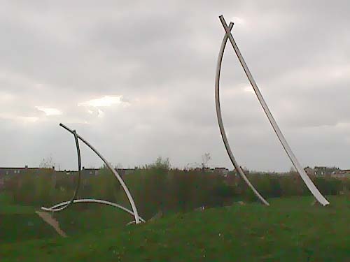 Houten Holland and the sculpture of Lucien den Arend - his site specific sculptures ordered by the city of Houten