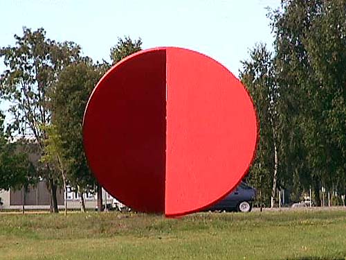 Vaasa Finland and the sculpture of Lucien den Arend - his site specific sculptures ordered by the city of Vaasa