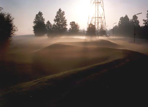 Zwijndrecht Holland and the sculpture of Lucien den Arend - Walburg Project - discoid form - Gemini Tango - Volgerlanden