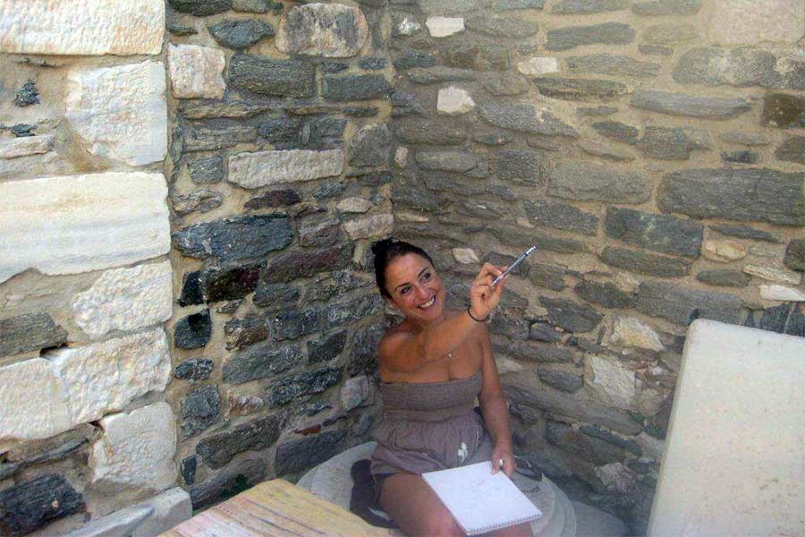 WORKSHOPS - Schilder- en teken cursussen op Paros, Griekenland. Een KUNST eiland.