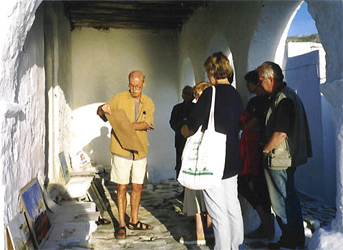 WORKSHOP PAINTING IN GREECE - Paros workshops in painting and drawing. Architecture study and photography on the Greek island of Paros.