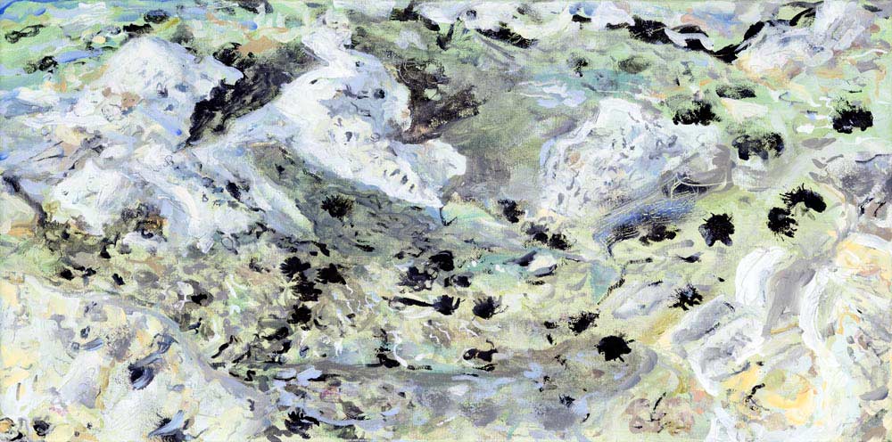 oil painting, clear sea - Wim Drion, painter