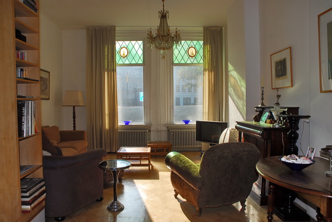 Het interieur van het herenhuis|grachtenpand is voor een groot deel origineel.