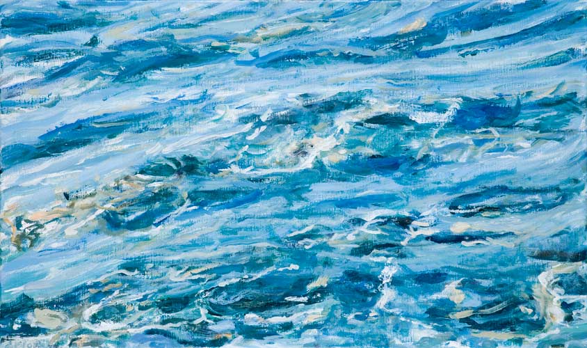 oil painting, sea - Wim Drion, painter