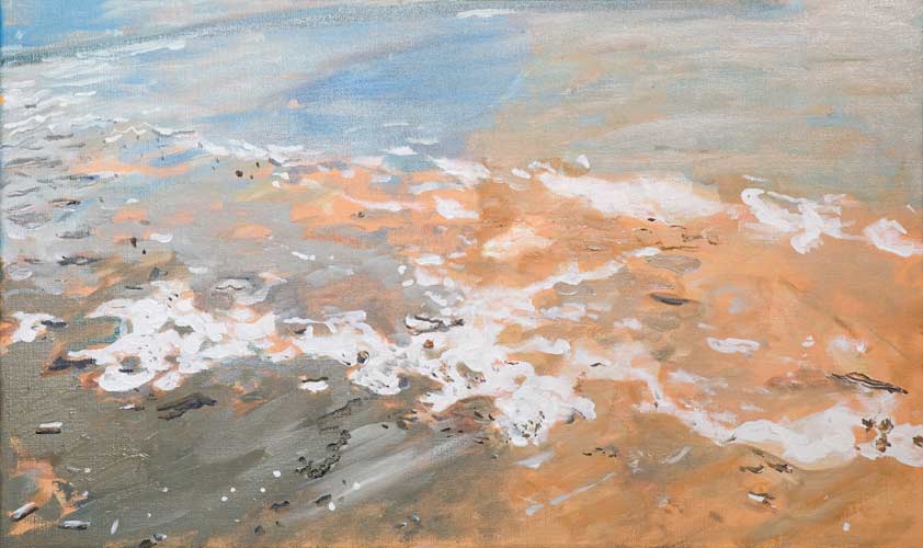 oil painting, sea - Wim Drion, painter