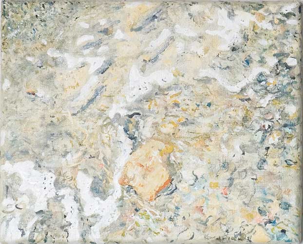 oil painting, clear sea - Wim Drion, painter