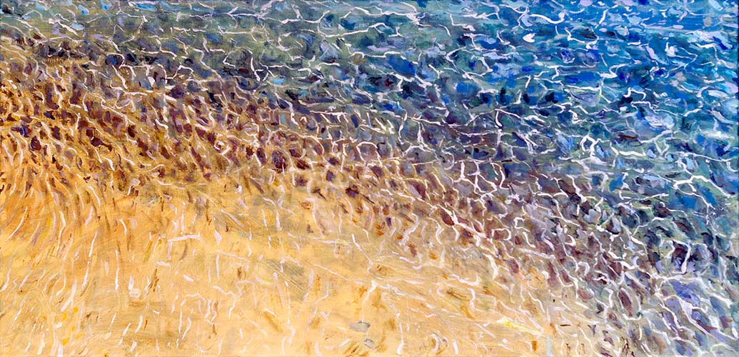 2013 - oil painting on canvas - sea I - 120x60cm