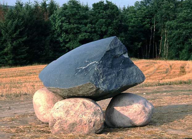 polished stone sculpture
