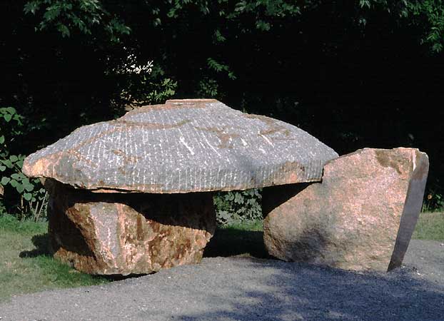 granite sculptural composition