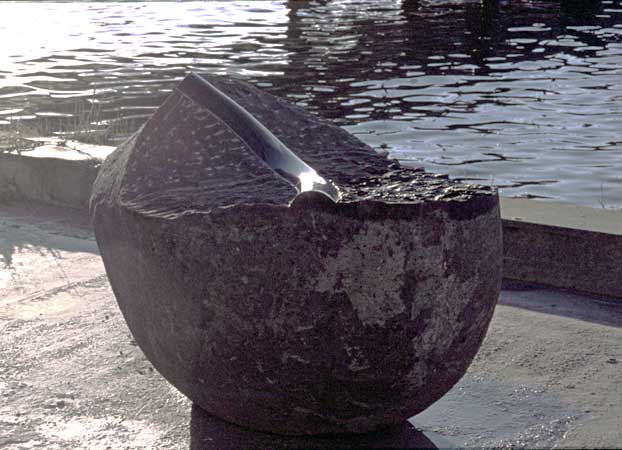 stone polished sculpture