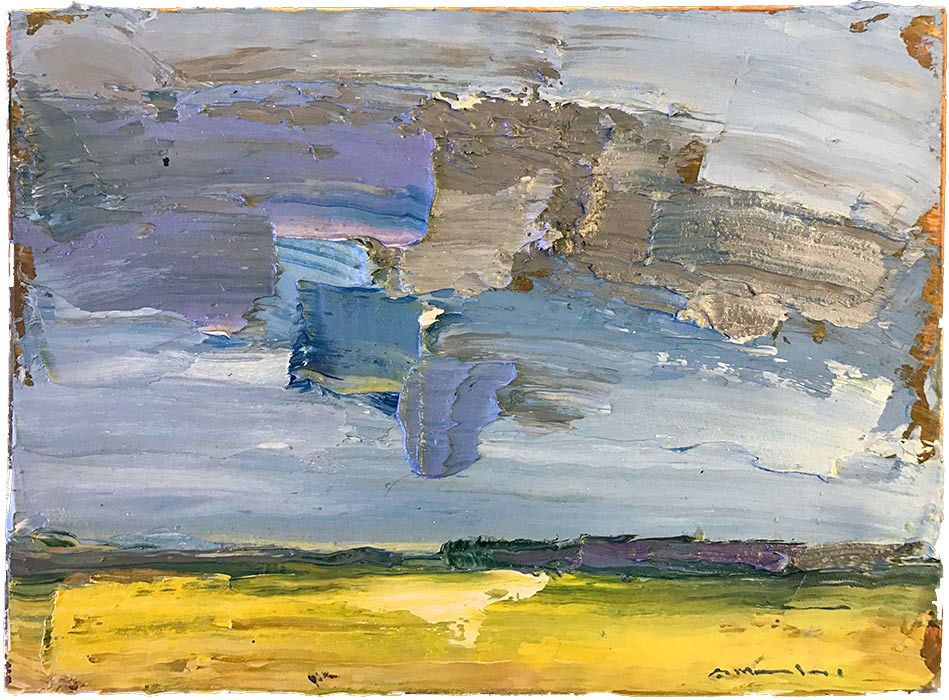 oil paint on cardboard - 2016