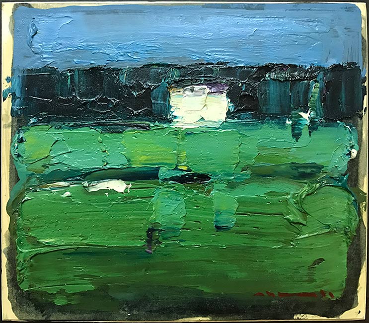 oil paint on cardboard - 2016