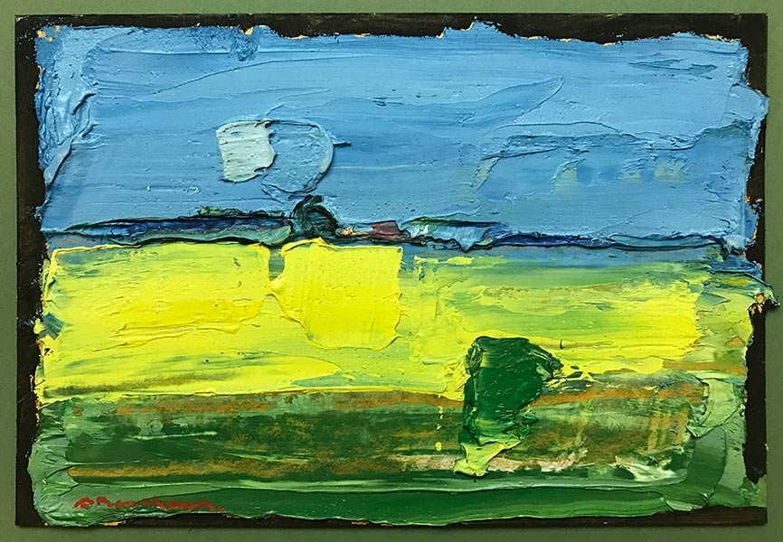 oil paint on cardboard - 2016