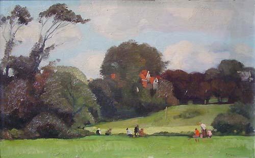 Cor Noltee in front of his Dordrecht nature Studio near the Ottersluis.