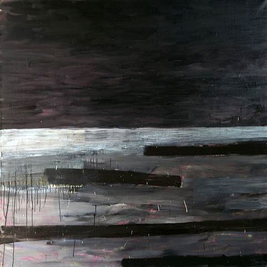 rivier - olieverf op linnen - 150x150 cm - 2006