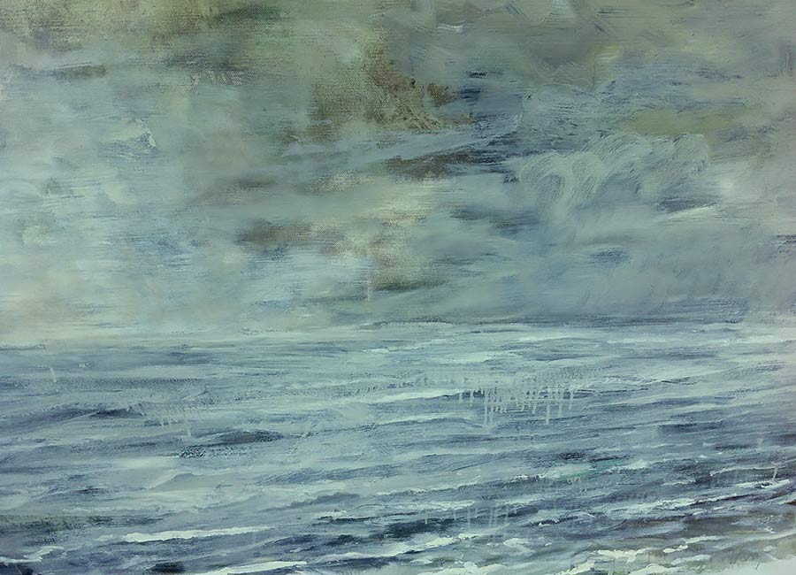 zee olieverf op linnen 130 x 110 cm 2014