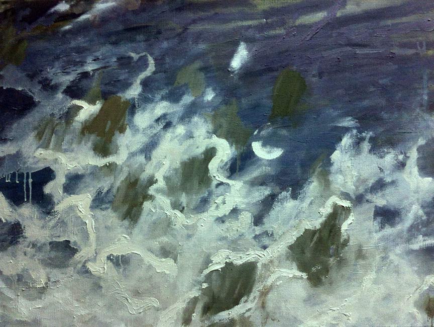 Zonder Titel olieverf op linnen 80x60 cm 2015